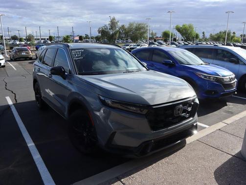 Grey 2025 Honda CR-V Hybrid Sport AWD