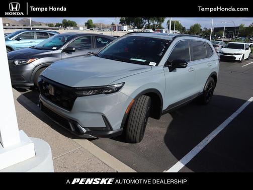 Grey 2025 Honda CR-V Hybrid Sport AWD