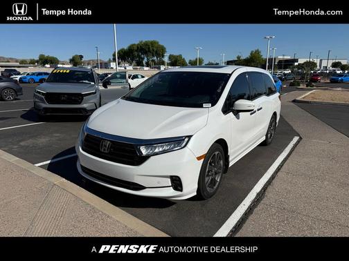 Platinum White 2024 Honda Odyssey Elite