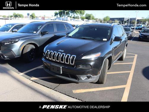 Diamond Black Crystal Pearlcoat 2018 Jeep Cherokee Latitude