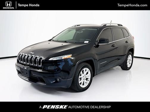 Diamond Black Crystal Pearlcoat 2018 Jeep Cherokee Latitude