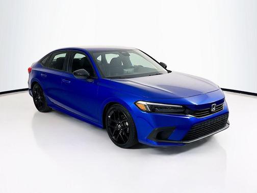 Aegean Blue Metallic 2022 Honda Civic Sport