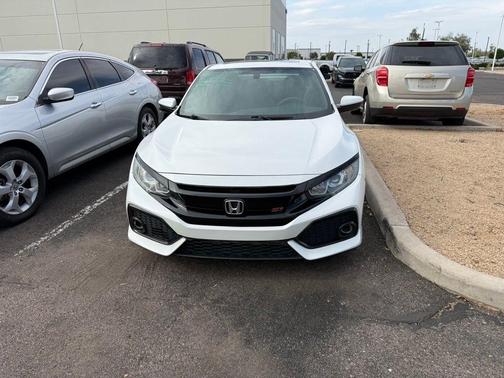 Platinum White 2019 Honda Civic Si Base
