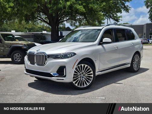 Mineral White Metallic 2019 BMW X7 xDrive40i