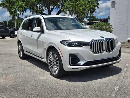 Mineral White Metallic 2019 BMW X7 xDrive40i