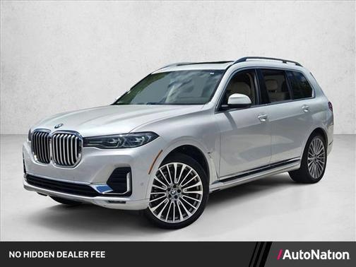 Mineral White Metallic 2019 BMW X7 xDrive40i