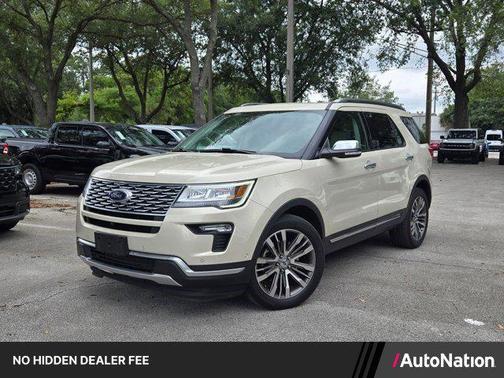 Platinum Dune Metallic Tri-Coat 2018 Ford Explorer Platinum