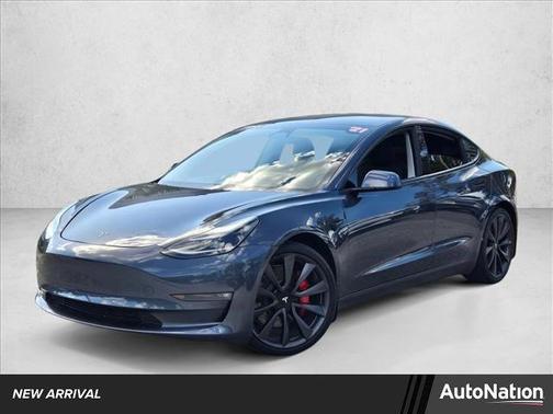 Midnight Silver Me 2021 Tesla Model 3 Performance