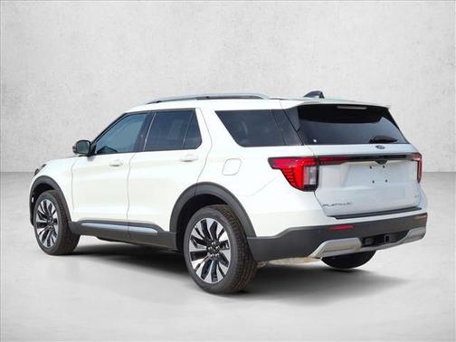 Star White Metallic Tri-Coat 2026 Ford Explorer Platinum