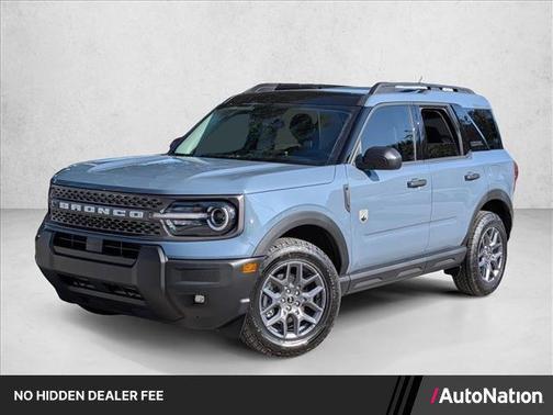 Azure Gray Metallic Tri-Coat 2025 Ford Bronco Sport Big Bend