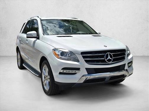 Polar White 2015 Mercedes-Benz M-Class ML 350