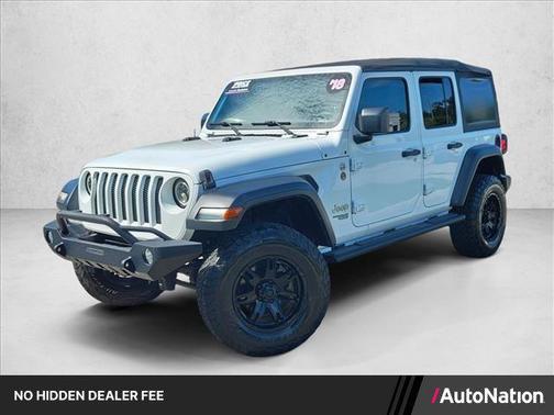 Bright White Clearcoat 2018 Jeep Wrangler Unlimited Sport