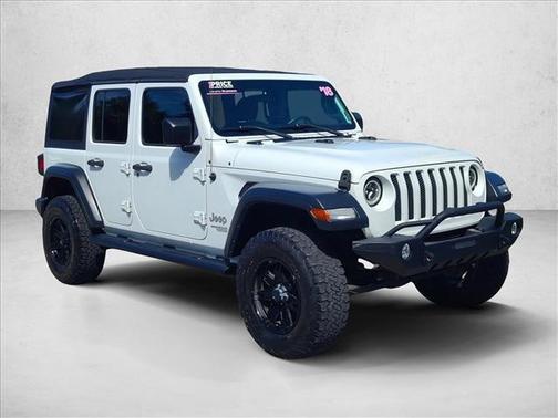 Bright White Clearcoat 2018 Jeep Wrangler Unlimited Sport
