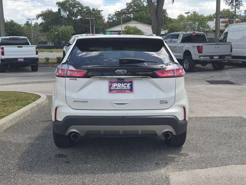 Star White Metallic Tri-Coat 2020 Ford Edge SEL