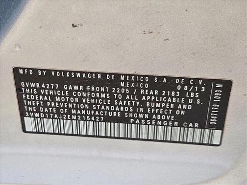 2014 Volkswagen Jetta Auto SE w/Connectivity