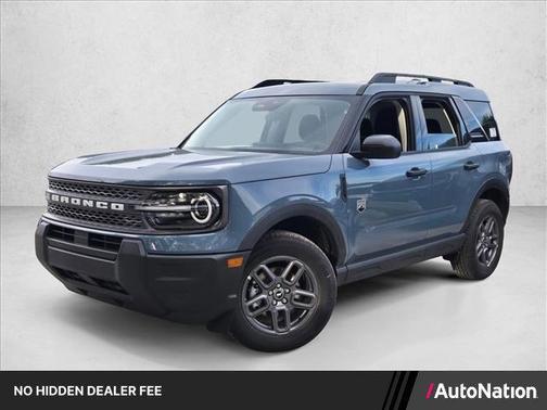 Azure Gray Metallic Tri-Coat 2025 Ford Bronco Sport Big Bend