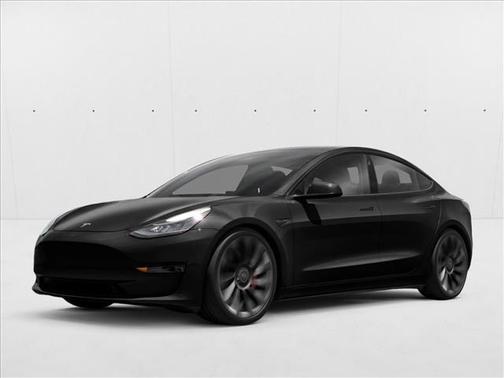 Solid Black 2022 Tesla Model 3 Long Range