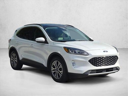 Star White Metallic Tri-Coat 2021 Ford Escape SEL