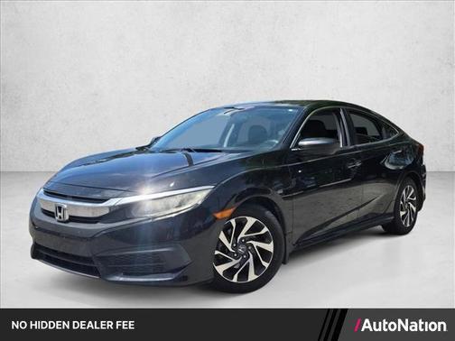 Crystal Black Pearl 2017 Honda Civic EX