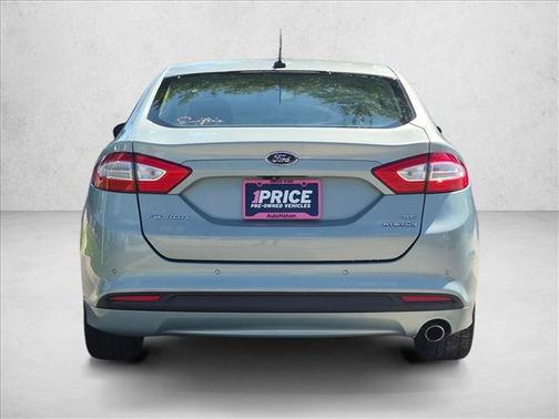 Ice Storm Metallic 2014 Ford Fusion Hybrid SE