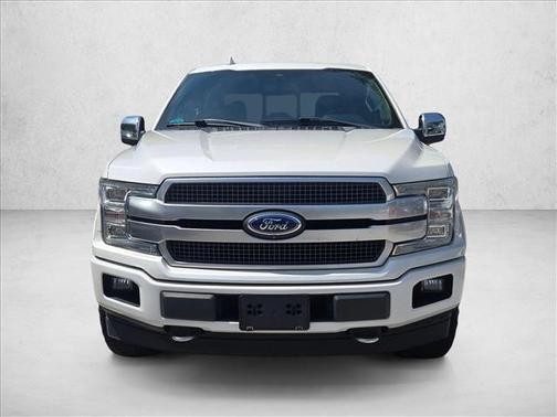 White Platinum Metallic Tri-Coat 2018 Ford F-150 Platinum