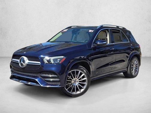 Blue 2021 Mercedes-Benz GLE 350 4MATIC