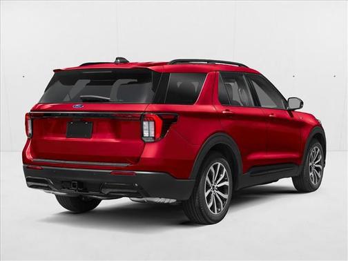 Rapid Red Metallic Tinted Clearcoat 2026 Ford Explorer ST-Line