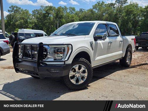 Star White Metallic Tri-Coat 2021 Ford F-150 Platinum