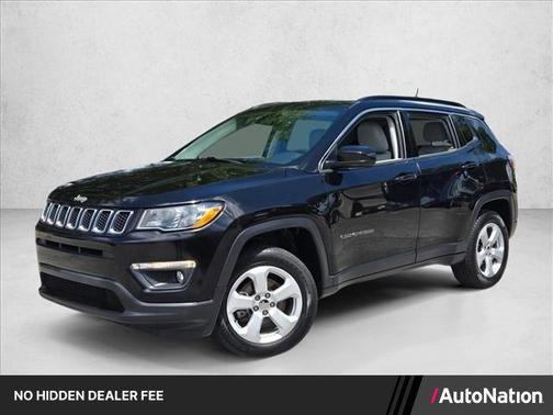 Diamond Black Crystal Pearlcoat 2021 Jeep Compass Latitude