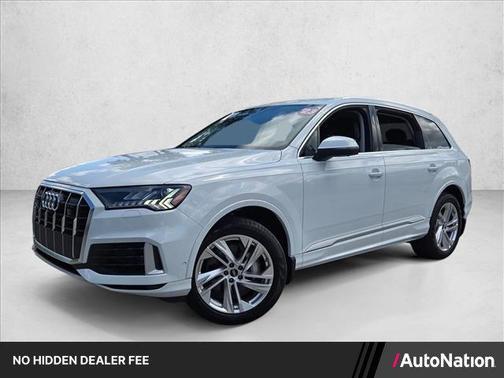 Glacier White Metallic 2023 Audi Q7 55 Premium Plus