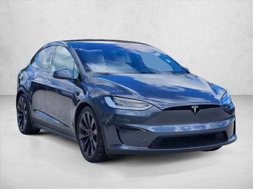 Stealth Grey 2023 Tesla Model X Plaid Tri Motor All-Wheel Drive