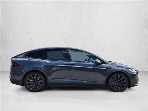 Stealth Grey 2023 Tesla Model X Plaid Tri Motor All-Wheel Drive