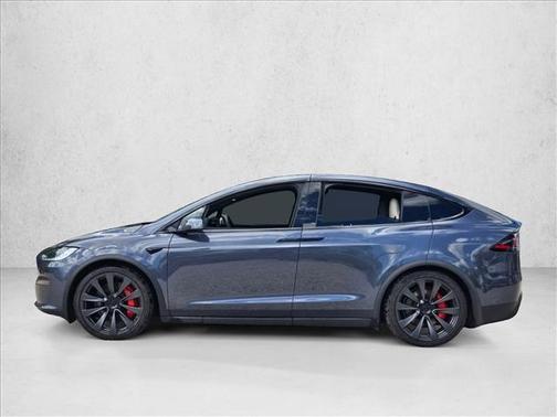 Stealth Grey 2023 Tesla Model X Plaid Tri Motor All-Wheel Drive