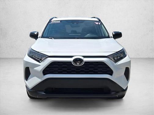 Super White 2021 Toyota RAV4 LE