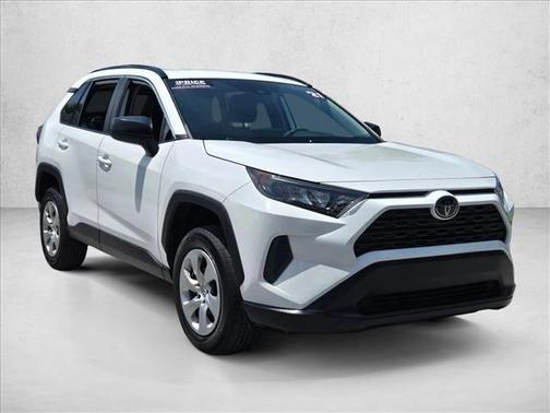 Super White 2021 Toyota RAV4 LE