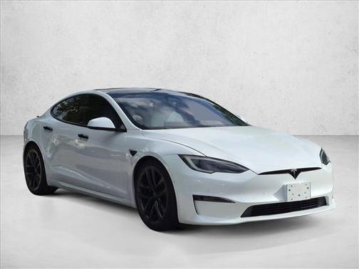 Pearl White Multi-Coat 2022 Tesla Model S Dual Motor All-Wheel Drive