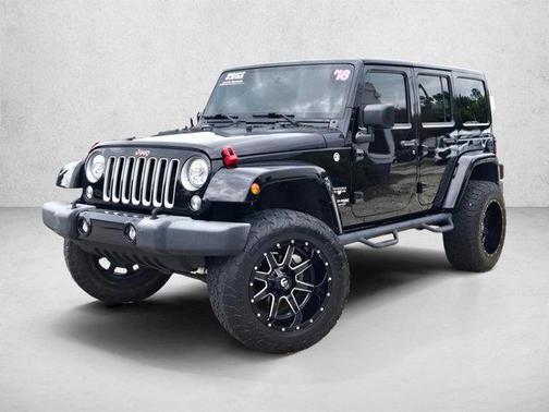 Black Clearcoat 2018 Jeep Wrangler JK Unlimited Sahara