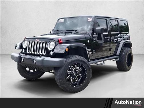 Black Clearcoat 2018 Jeep Wrangler JK Unlimited Sahara