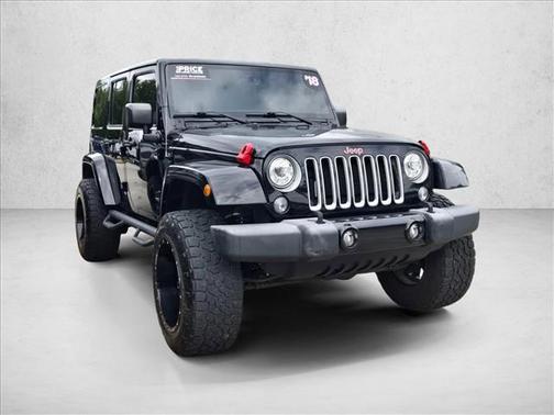 Black Clearcoat 2018 Jeep Wrangler JK Unlimited Sahara