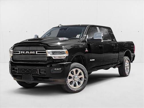 Diamond Black Crystal Pearlcoat 2024 RAM 3500 Laramie Mega Cab 4x4 6'4' Box