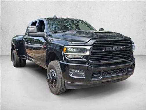 Diamond Black Crystal Pearlcoat 2024 RAM 3500 Laramie Mega Cab 4x4 6'4' Box