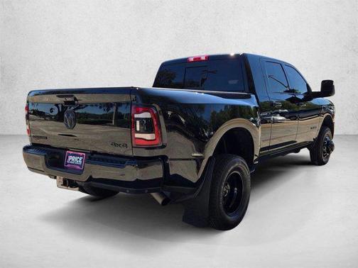 Diamond Black Crystal Pearlcoat 2024 RAM 3500 Laramie Mega Cab 4x4 6'4' Box