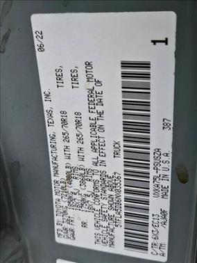 2022 Toyota Tundra SR5