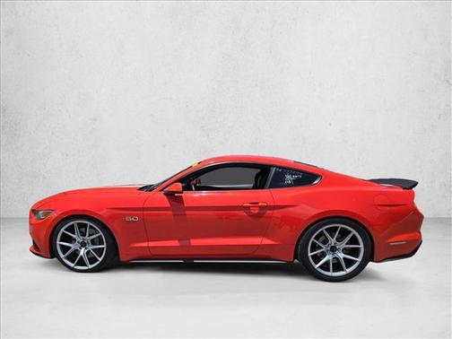 Competition Orange 2015 Ford Mustang GT Premium