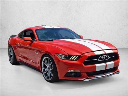 Competition Orange 2015 Ford Mustang GT Premium