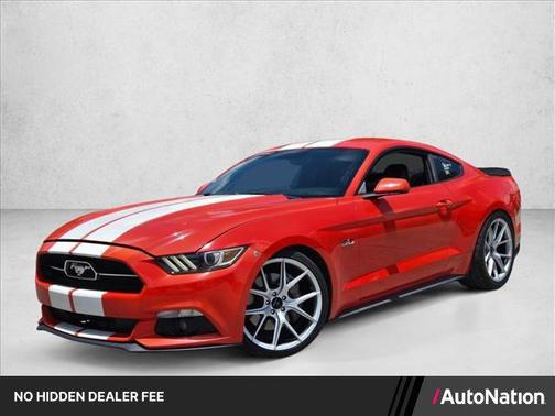 Competition Orange 2015 Ford Mustang GT Premium