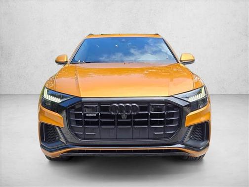 Dragon Orange Metallic 2021 Audi Q8 55 Prestige