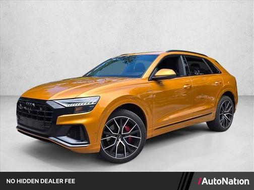 Dragon Orange Metallic 2021 Audi Q8 55 Prestige
