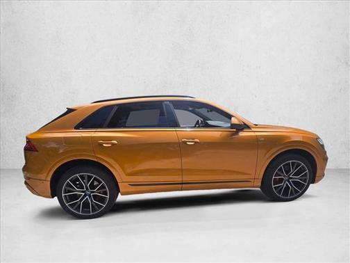Dragon Orange Metallic 2021 Audi Q8 55 Prestige