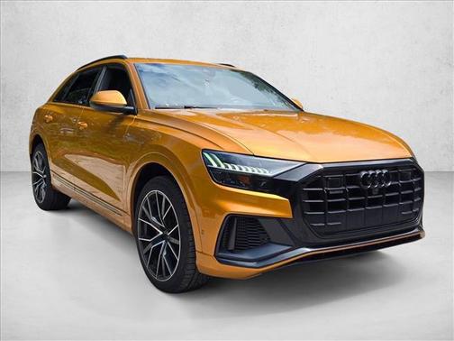 Dragon Orange Metallic 2021 Audi Q8 55 Prestige